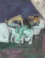 Erotische Szene blcene erotique 1903 kubist Pablo Picasso